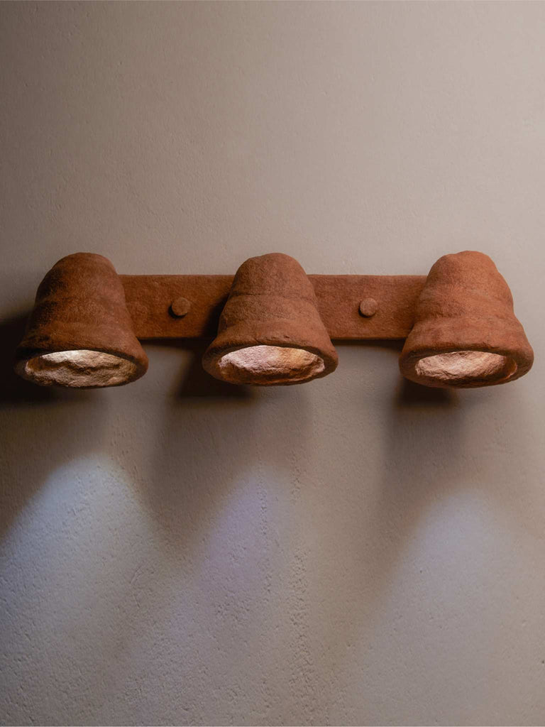 Three light wall sconce (Bells distributed) - Pecherna collection