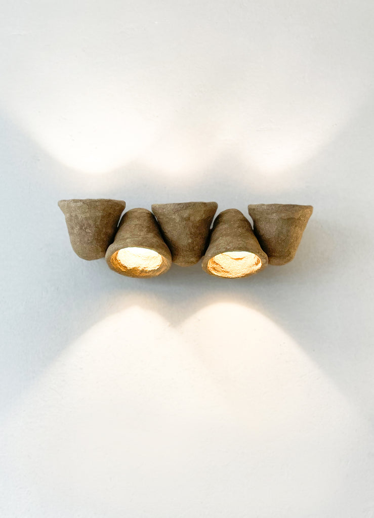 Five light wall sconce - (Cave) Pecherna collection