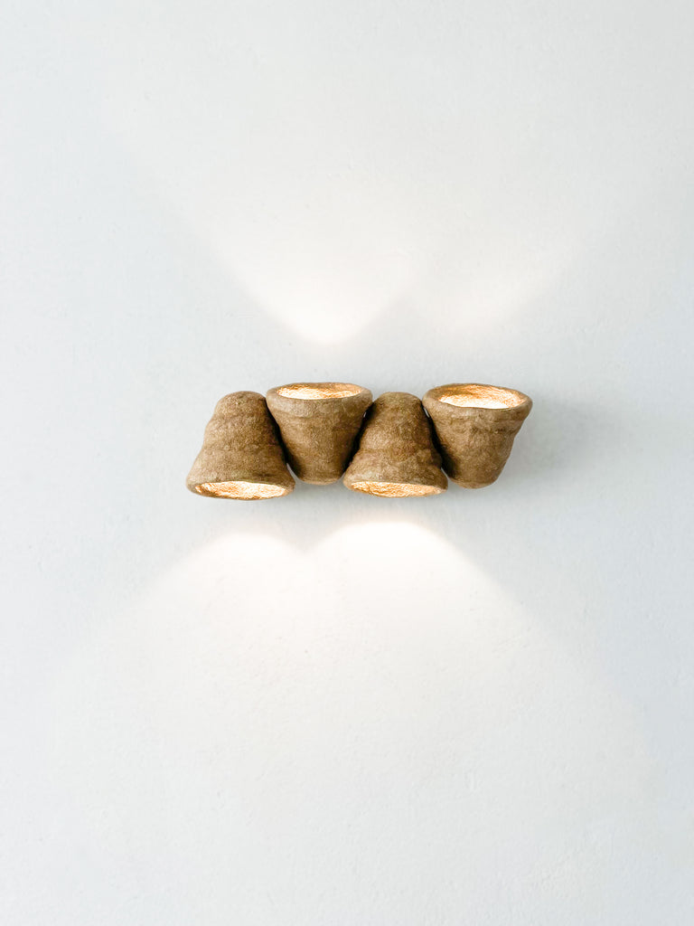 Four light wall sconce - (Cave) Pecherna collection