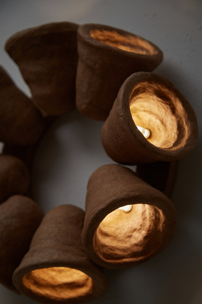 Сircle wall sconce  - (Cave) Pecherna collection