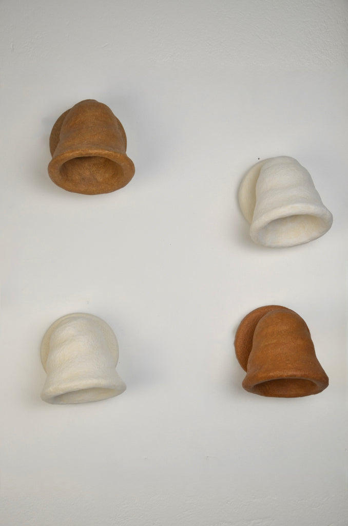 One light wall sconce, Clay Wall Mounted Bell lights, Fancy Bell Jar Wall Light for Bedroom