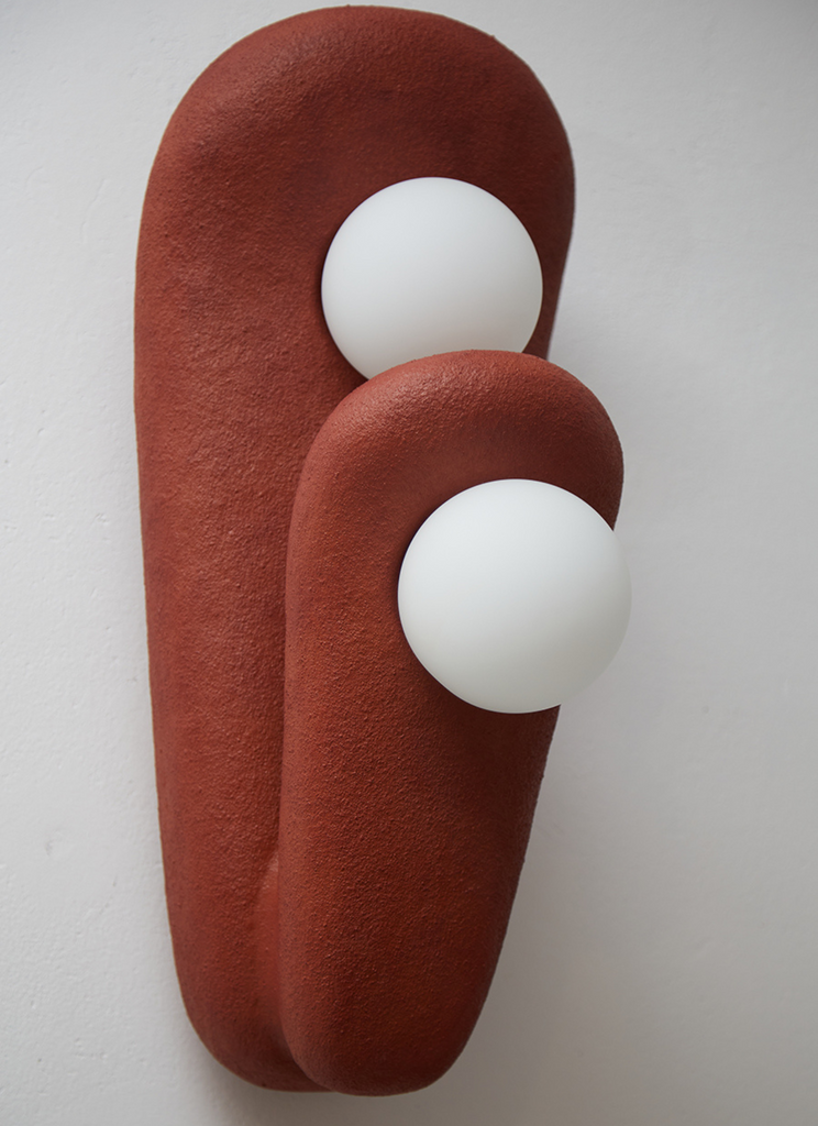 Clay Red Sconce - Zakohani collection