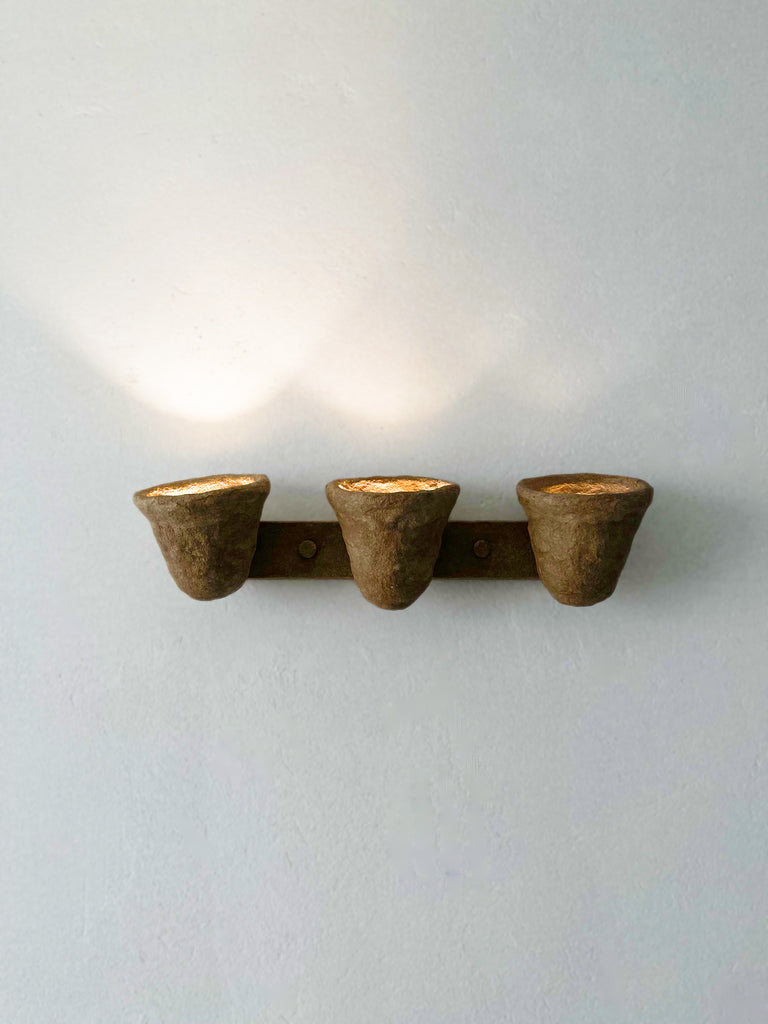 Three light wall sconce (Bells distributed) - Pecherni collection